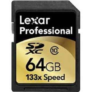 SDXCJ[h Lexar Professional LSD64GCRBJP133 [64GB /Class10]