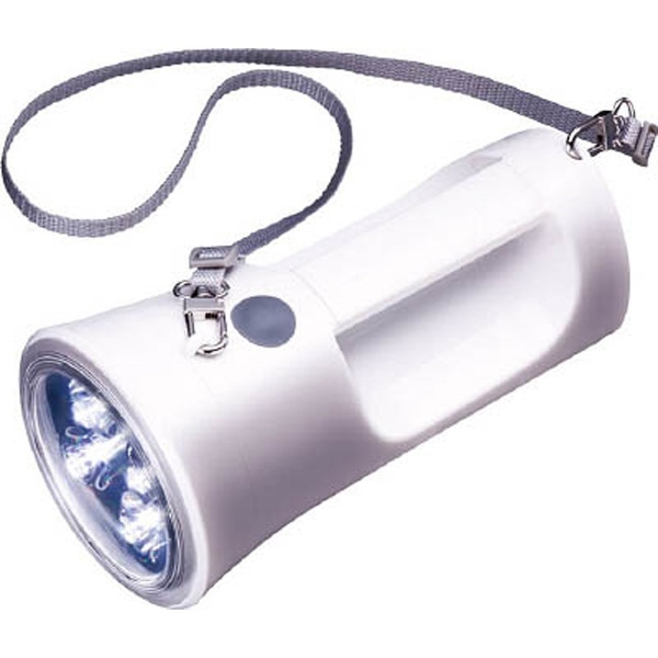 ＜ビックカメラ＞ 懐中電灯 ホワイト KFL-1800W [LED /単1乾電池×4 /防水]画像