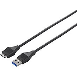 2.0m USB3.0スリムケーブル 【A】⇔【microB】（ブラック） BSUAMBSU320BK BUFFALO｜バッファロー 通販 |  ビックカメラ.com