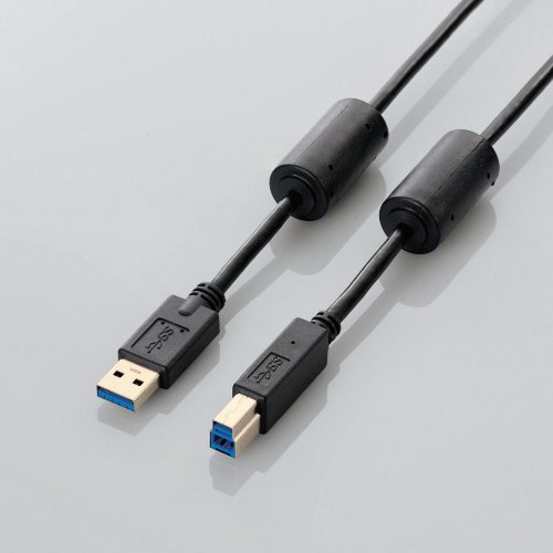 2.0m USB3.0֥ AۢΡB [ե饤ȥե] ʥ֥å USB3-BF20BK