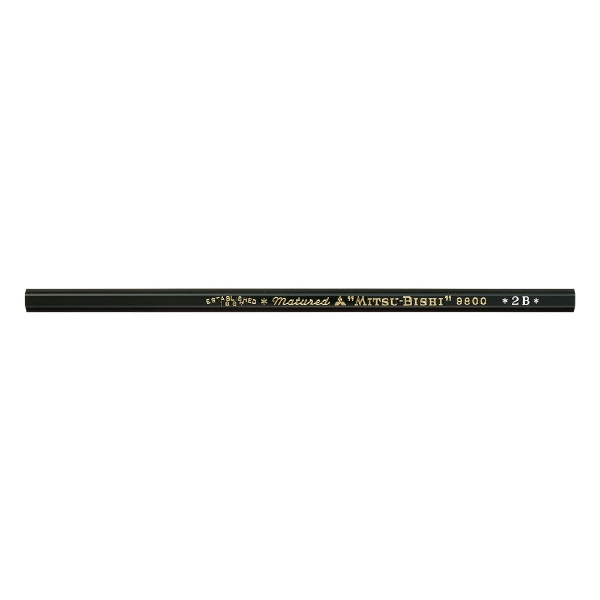 uni 事務用鉛筆9800 K98002B [2B /12本（1ダース）] 三菱鉛筆
