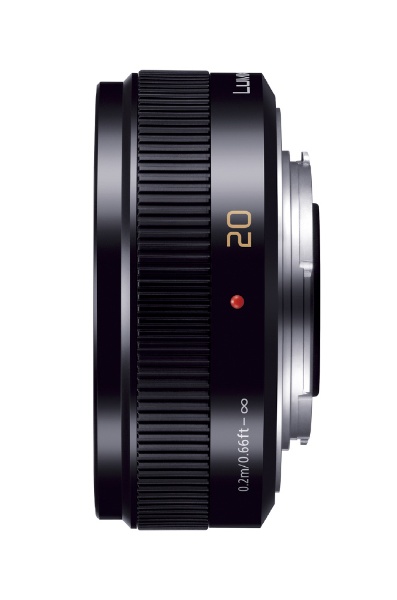 カメラレンズ LUMIX G 20mm/F1.7 II ASPH. LUMIX（ルミックス） ブラック H-H020A-K [マイクロフォーサーズ  /単焦点レンズ]