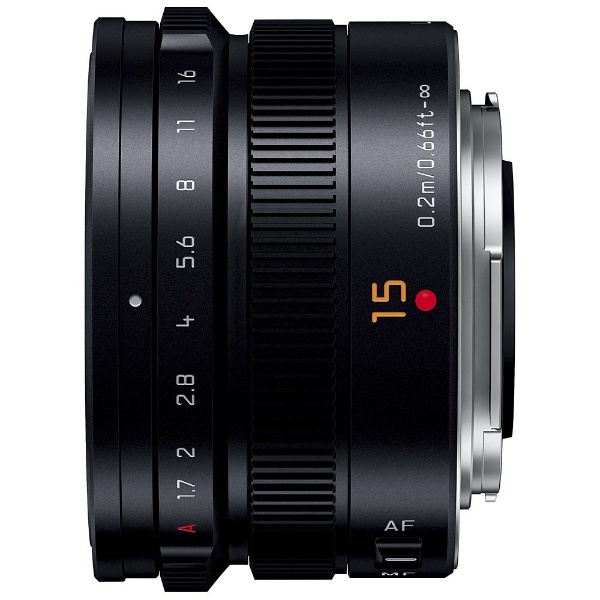 カメラレンズ LEICA DG SUMMILUX 15mm/F1.7 ASPH. LUMIX（ルミックス） ブラック H-X015-K  [マイクロフォーサーズ /単焦点レンズ]