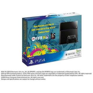 PlayStation 4 (vCXe[V4) ~FIFA 14 2014 FIFA World Cup Brazil Limited Pack [Q[@{]