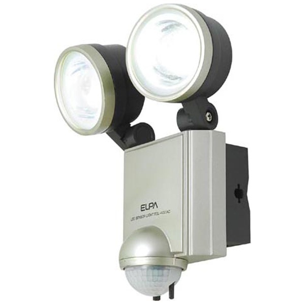ELPA　LEDセンサーライト　ESL-W2001AC[検索用キーワード＝人感センサー LED 屋外 コンセント センサーライト 防雨 コンセント式] - 2