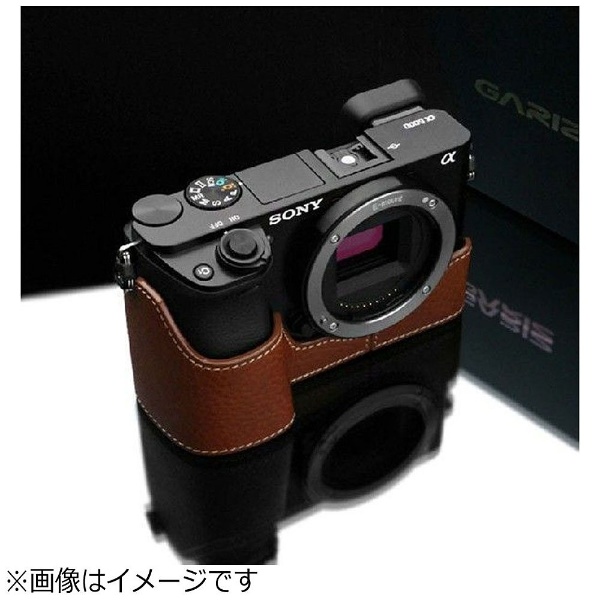 本革カメラケース 【ソニー α6000用】（キャメル）　XS-CHA6000CM 【処分品の為、外装不良による返品・交換不可】