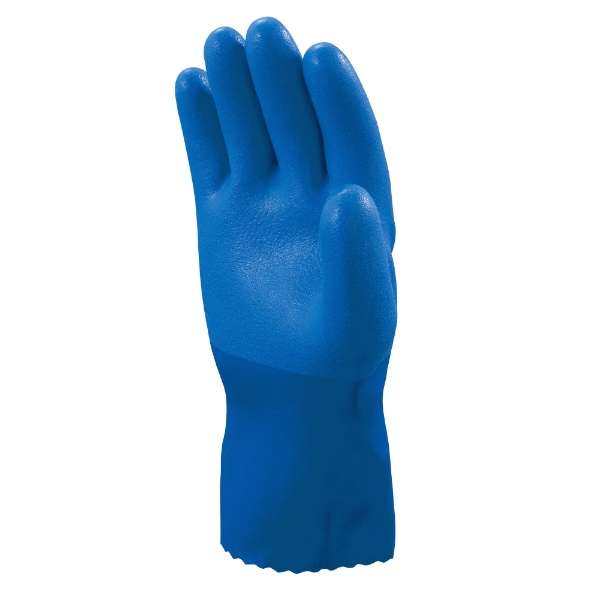 No.650耐油biniro-bu作业用手套M码蓝色NO650M《※图片是形象。和实际的商品不一样的》_3
