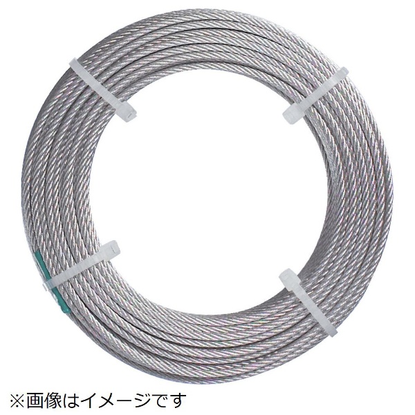ステンレスワイヤロープ ナイロン被覆 φ2．0（2．5）mm×50 CWC2S50