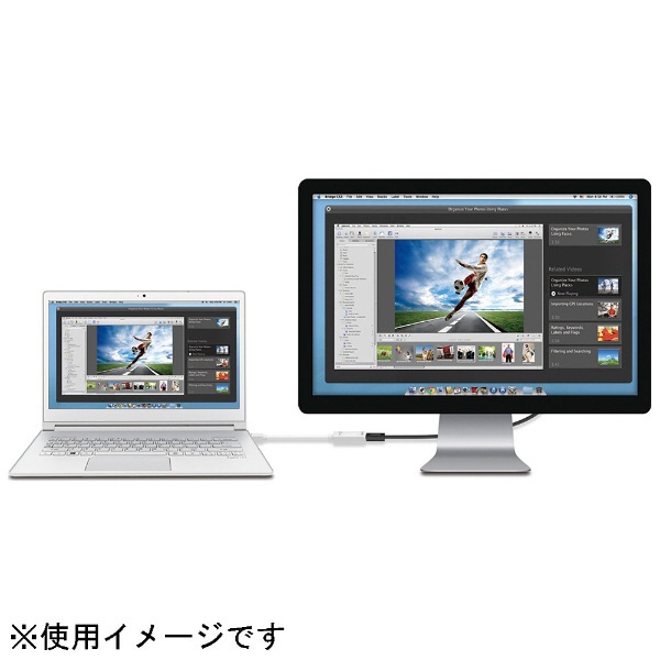 映像変換アダプタ [miniDisplayPort オス→メス HDMI] ホワイト JDA159 12.5cm [HDMI⇔miniDisplayPort]  j5 create｜ジェイファイブクリエイト 通販 | ビックカメラ.com