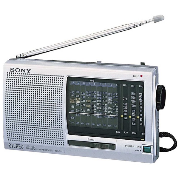 ICF-SW11 携帯ラジオ [AM/FM/短波/長波 /ワイドFM対応] ソニー｜SONY 
