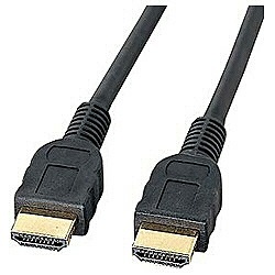 HDMIケーブル 数量は多 クリアランスsale!期間限定! ブラック KM-HD20-10 HDMI⇔HDMI フラットタイプ 1m