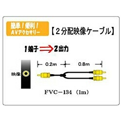 FVC-134 RCA2ʬۥ֥ FVC-134 [1.0m /ԥץ饰Υԥץ饰2]