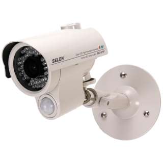 [室外、民生用]"晚上彩色监控摄像头"白ＬＥＤ感应器灯内置SEC-G791[生产完毕物品库存限度]