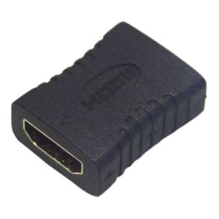 HDMI中継プラグ ブラック AD-HD003 [HDMI⇔HDMI]_1