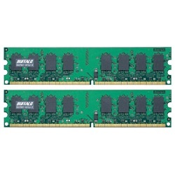 DDR2 667MHz SDRAM(PC2-5300) 240Pin DIMM（1GB×2枚組）　D2/667-S1GX2