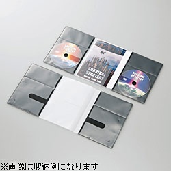 DVD/CD対応 スリム収納ソフトケース トールケースサイズ 2枚収納×10