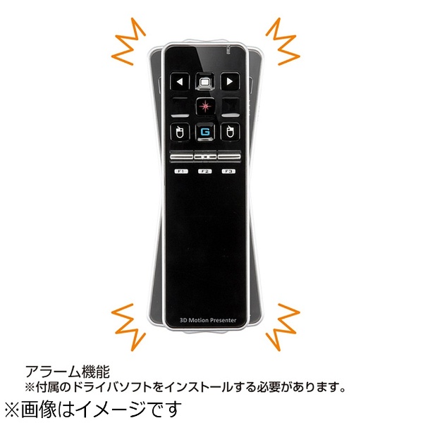 ワイヤレスプレゼンテーションマウス［2.4GHz・USB］　ジャイロセンサー搭載　MA-WPR6【生産完了品】