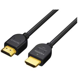 HDMIケーブル ブラック DLC-HJ30 [3m /HDMI⇔HDMI /スリムタイプ /イーサネット対応]