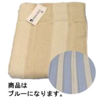 亚麻混合毛巾被单人尺寸(140×190cm/蓝色)[生产完毕物品库存限度]