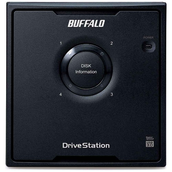 BUFFALO 外付けＨＤＤ ブラック ［据え置き型 ／１６ＴＢ］ HD-QL16TU3/R5J 外付けハードディスクドライブ
