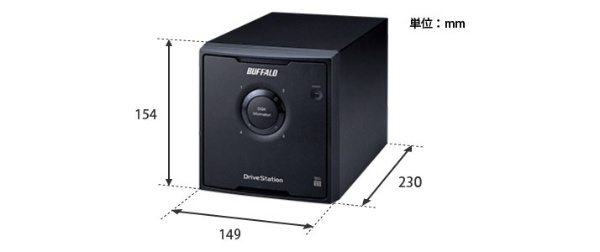 バッファロー HD-QL16TU3/R5J [RAID 5対応 USB3.0 外付HDD 4ドライブ