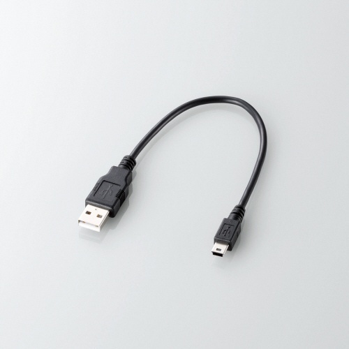 USB2.0ケーブル A-mini-Bタイプ 【PS3】 ブラック U2C-GMM025BK エレコム｜ELECOM 通販