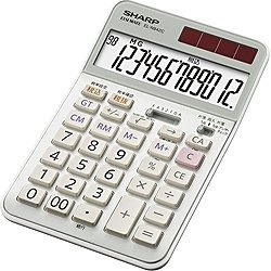 実務電卓　シャープ｜SHARP　[12桁]　ナイスサイズタイプ　EL-N942C-X　通販