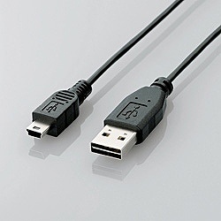 0.2m USB2.0֥ AۢΡminiB [ξޤ] ʥ֥å U2C-DMB02BK