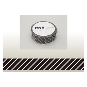 mt 超激安特価 マスキングテープ ストライプ ブラック ☆最安値に挑戦 MT01D153