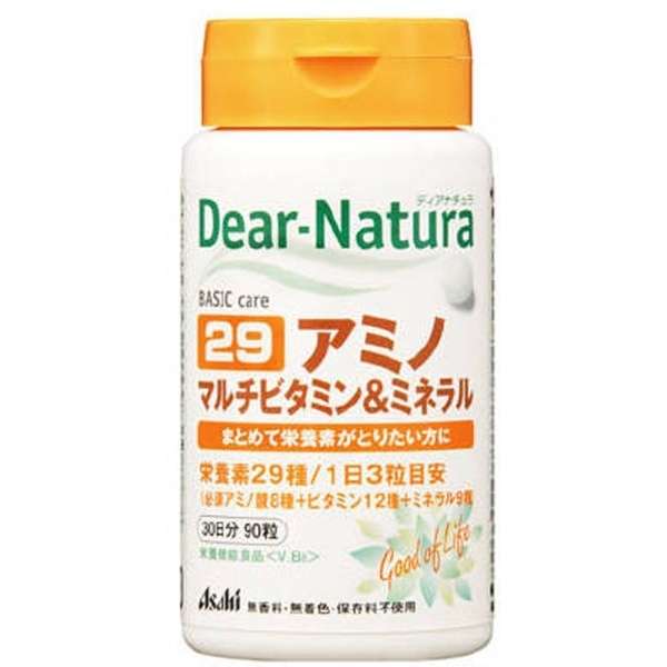 Dear-Natura（ディアナチュラ） 29アミノマルチビタミン＆ミネラル（90粒）〔栄養補助食品〕 アサヒグループ食品｜Asahi