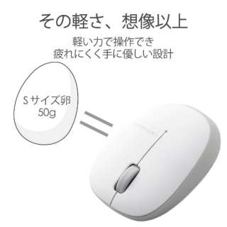 マウス (Android/Mac/Windows11対応) シルバー M-BL20DBSV [BlueLED /無線(ワイヤレス) /3ボタン /USB]