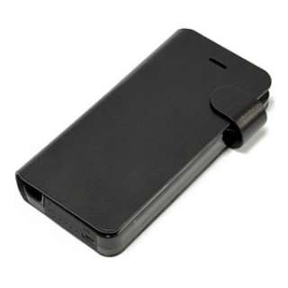 iPhone 5s^5p@Leather Battery Case i3000mAhEubNj@MFiF؁@YJ-H60-BK