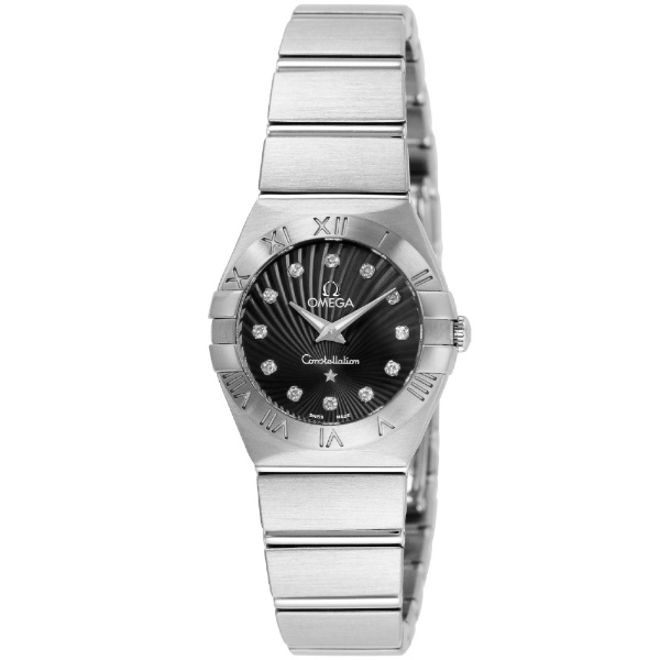 オメガ OMEGA コンステレーション 123.10.24.60.51.001 ブラック ステンレススチール レディース 腕時計