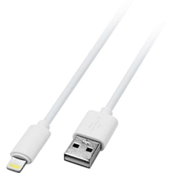 iPad / iPad mini / iPhone / iPod対応 Lightning ⇔ USBケーブル 充電・転送 （2m・ホワイト