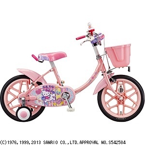 16型 幼児用自転車 ハローキティ(ピンク) KT16S3 【キャンセル・返品不可】 ブリヂストン｜BRIDGESTONE 通販 