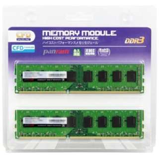 ݃ Panram fXNgbvp W3U1600PS-4G [DIMM DDR3 /4GB /2]