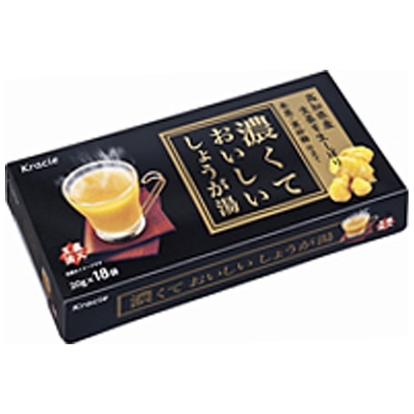 濃くておいしいしょうが湯 20g×18袋〔健康補助食品〕 クラシエ｜Kracie 通販 | ビックカメラ.com