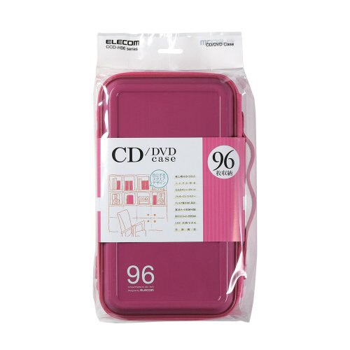 DVD/CD対応 ファスナーケース セミハード 96枚収納 ピンク CCD-H96PN エレコム｜ELECOM 通販 | ビックカメラ.com