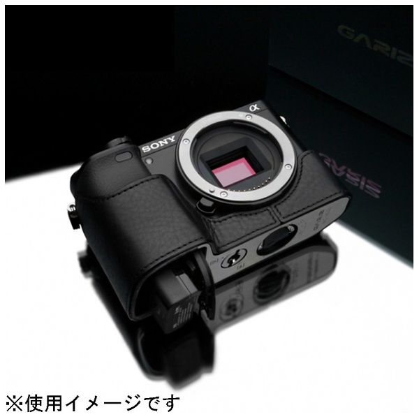 ぽっきりsale対象 本革カメラケース ソニー A6000用 ブラック Xs Cha6000bk のオシャレな