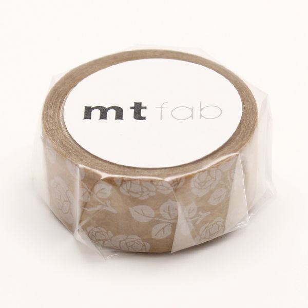 mt マスキングテープ　mt fabワックスペーパー（花柄）　MTWX1P01