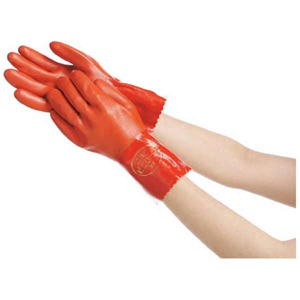ショーワ 塩化ビニール手袋 簡易包装 ニュービニローブ 10双橙L 通販