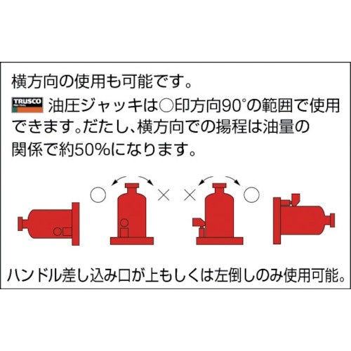 油圧ジャッキ 15トン TOJ15 トラスコ中山｜TRUSCO NAKAYAMA 通販