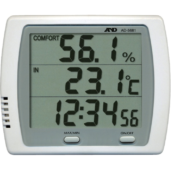Ａ＆Ｄ マルチチャンネルワイヤレス環境温湿度計 子機 ＡＤ－５６６４