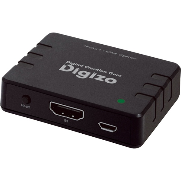 HDMIスプリッター Digizo ブラック PHM-SP102A [1入力 /2出力 /4K対応