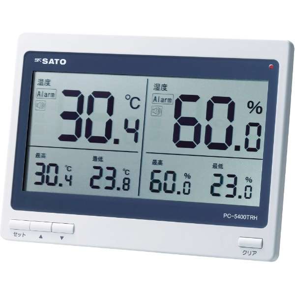 デジタル温湿度計 PC－5400TRH PC5400TRH 佐藤計量器製作所｜skSATO 通販 | ビックカメラ.com