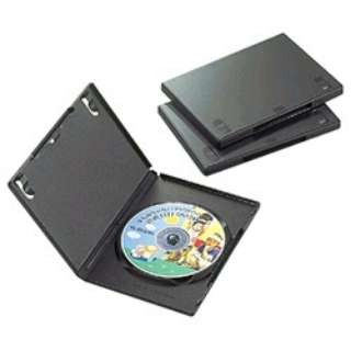 DVDトールケース 1枚収納×3 ブラック CCD-DVD01BK