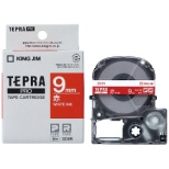彩色标签(二出价)片TEPRA(tepura)PRO系列红SD9R[白文字/9mm宽度]