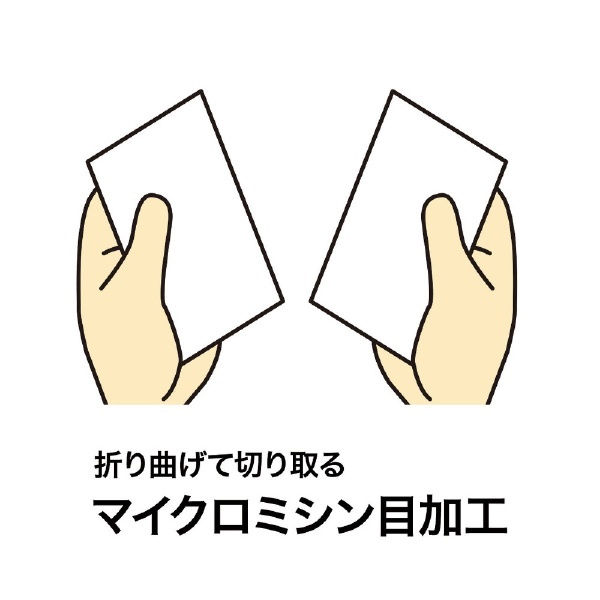 マルチタイプ名刺カード 1000枚 (A4サイズ 10面×100シート) 白 JP-MCM06-1 サンワサプライ｜SANWA SUPPLY 通販 