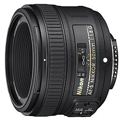 カメラレンズ AF-S NIKKOR 50mm f/1.8G NIKKOR（ニッコール） ブラック 