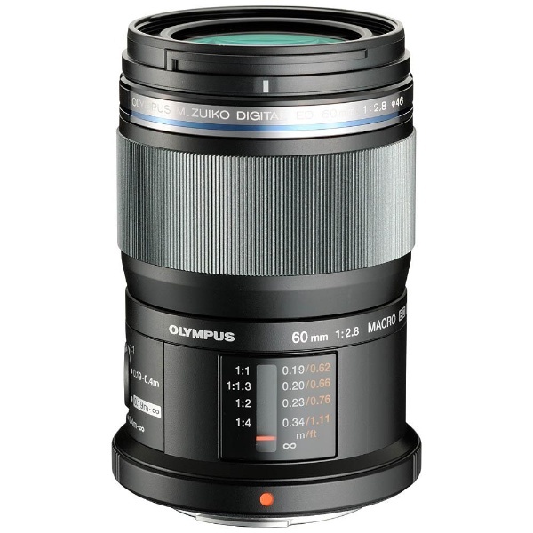 カメラレンズ ED 60mm F2.8 Macro M.ZUIKO DIGITAL（ズイコーデジタル） ブラック [マイクロフォーサーズ  /単焦点レンズ]